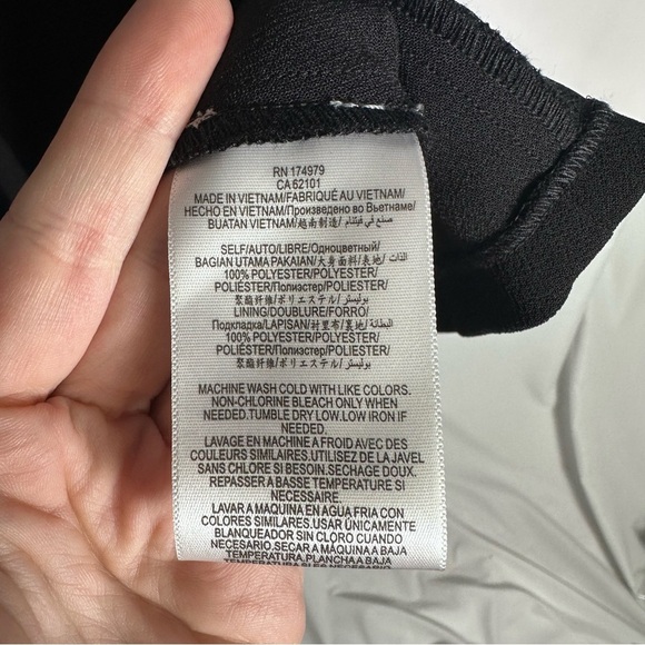 BCBGeneration Black Ruffle Sleeve Mini Dress sz 6 NWT Little Black Dress Formal - Picture 7 of 9